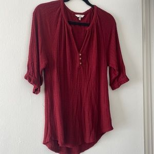 Lucky Brand flowy ss top